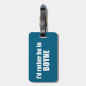 私はミシガン州に住むほうがいい ラゲッジタグ (裏面縦)