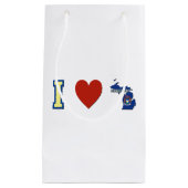 私はミシガン州を愛します スモールペーパーバッグ (正面)