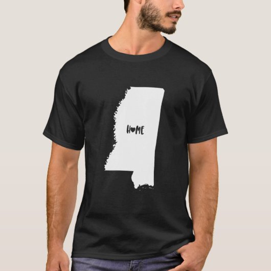 私はミシシッピ州のホームアメリカンセントが大好き Tシャツ (正面)