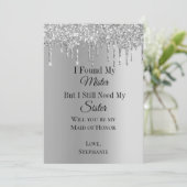 私はミスターのブライダルパーティ提案カードを見つけた 招待状 (スタンド正面)