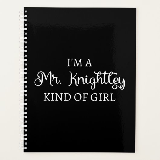 私はミスター・ナイトリーのような女の子 プランナー手帳 (正面)