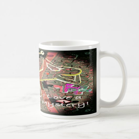 私はミステリーを愛します コーヒーマグカップ (右)