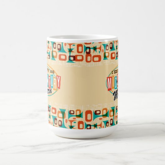 私はミッドセンチュリーのコーヒーマモダングとして識別する コーヒーマグカップ (中央)