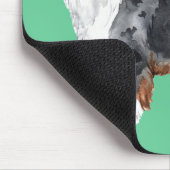 私はミニアメリカンシェパードが大好き マウスパッド (コーナー)