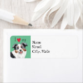 私はミニアメリカンシェパードが大好き ラベル (インサイチュ)