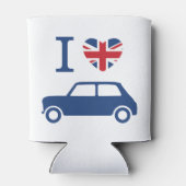 私はミニクーパーズが大好き – 青 缶クーラー (裏面)