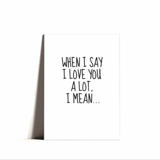 私はミニマルあなたを愛するPunny Valentinesカード シーズンカード