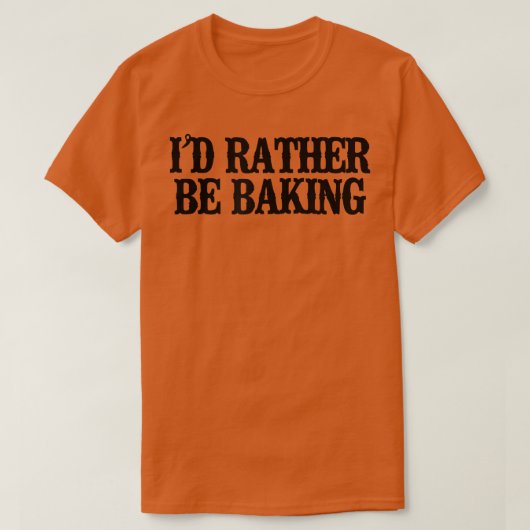 私はミニマルベーキングのTシャツが好きだ Tシャツ (デザイン正面)