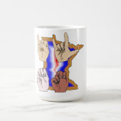 私はミネソタの手話の飲料のマグを愛します コーヒーマグカップ (中央)