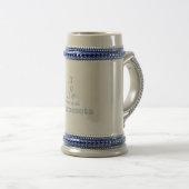 私はミネソタをスノーモービルで行きます ビールジョッキ (正面右)