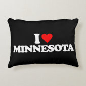 私はミネソタを愛します アクセントクッション (正面)