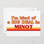 私はミノで大きな取引をしている ポストカード (正面/裏面)