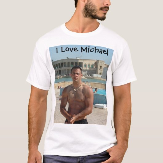 私はミハエルを愛します Tシャツ (正面)