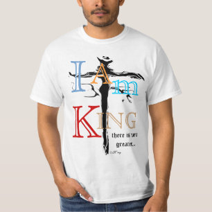 "私はミハエルCrozzによって王"行います Tシャツ