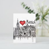 私はミュンヘンが大好きだ ポストカード (スタンド正面)