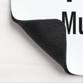 私はミュールが大好きです マウスパッド (コーナー)