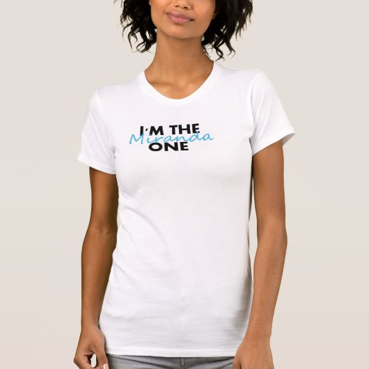 私はミランダ・ワン Tシャツ (正面)