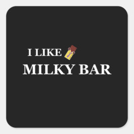 私はミルキーバーが好きだ スクエアシール