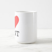 私はミントが好き コーヒーマグカップ (中央)