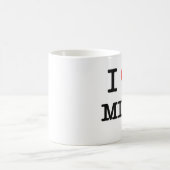 私はミントを愛します コーヒーマグカップ (中央)