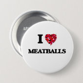 私はミートボールを愛します 缶バッジ (正面&裏面)