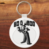 私はミームが大好き キーホルダー (正面)