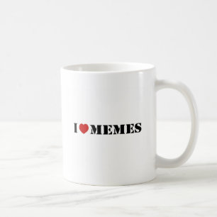私はミームを愛します コーヒーマグカップ