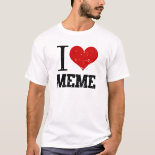 私はミームを愛します Tシャツ