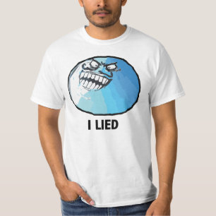 私はミーム激怒の顔のありました Tシャツ