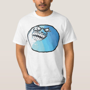 私はミーム激怒の顔のありました Tシャツ