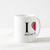 私はムエタイを愛します コーヒーマグカップ (正面右)
