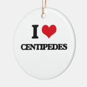私はムカデを愛します セラミックオーナメント (左)