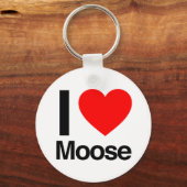 私はムース大好きだ キーホルダー (正面)