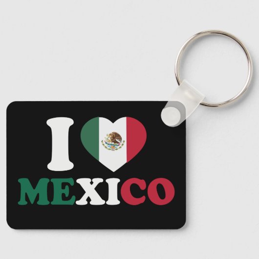 私はメキシコが大好きだ キーホルダー (正面)