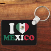 私はメキシコが大好きだ キーホルダー (正面)
