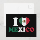 私はメキシコが大好きだ ポストカード (正面/裏面)