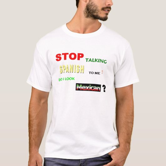 私はメキシコに見ますか。 Tシャツ (正面)