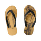 私はメキシコの失ったル・ティアンギーにいる キッズビーチサンダル (フットベッド)