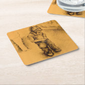 私はメキシコの失ったル・ティアンギーにいる スクエアペーパーコースター (アングル)