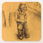 私はメキシコの失ったル・ティアンギーにいる スクエアペーパーコースター (正面)