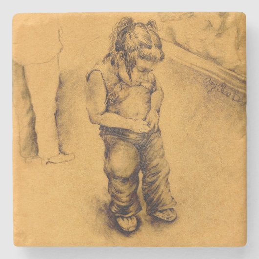 私はメキシコの失ったル・ティアンギーにいる ストーンコースター (正面)