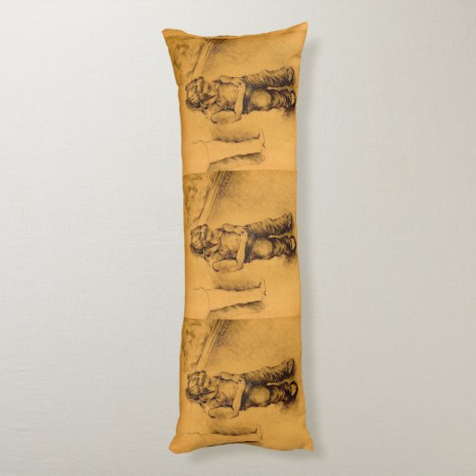 私はメキシコの失ったル・ティアンギーにいる ボディピロー (裏面 (縦))