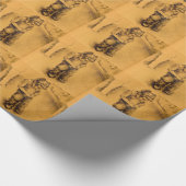 私はメキシコの失ったル・ティアンギーにいる ラッピングペーパー (角)