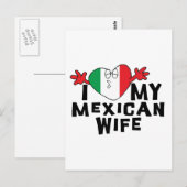 『私はメキシコの妻を愛して』 ポストカード (正面/裏面)