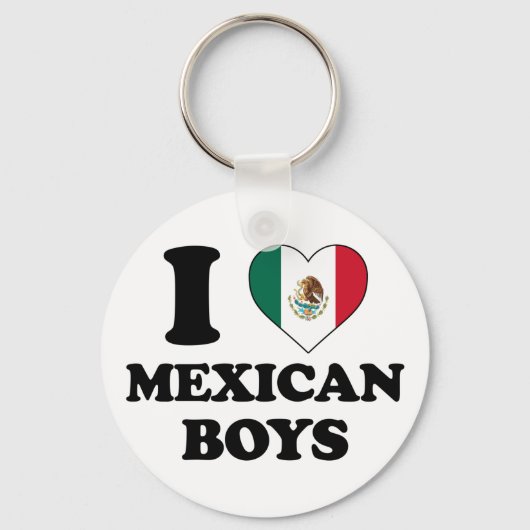 私はメキシコの少年を愛している キーホルダー (正面)