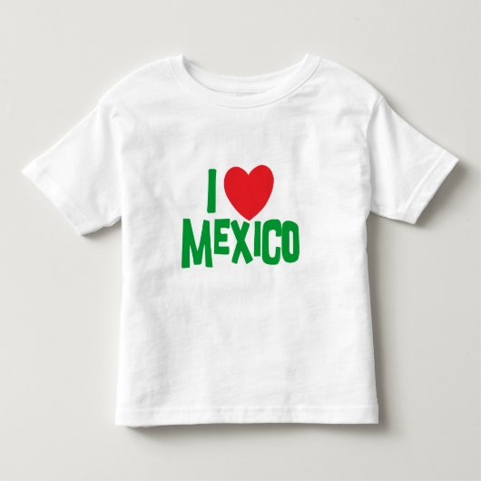 私はメキシコの幼児を愛します トドラーTシャツ (正面)