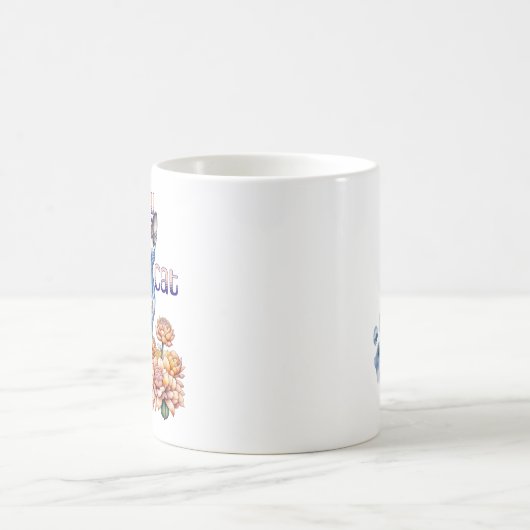 私はメキシコの毛のない猫が大好き コーヒーマグカップ (中央)