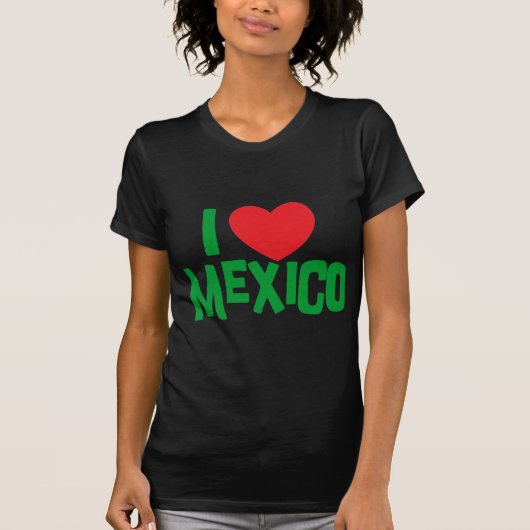 私はメキシコのTシャツを愛します Tシャツ (正面)