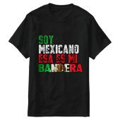 私はメキシコ人です、これが私の国旗です Tシャツ