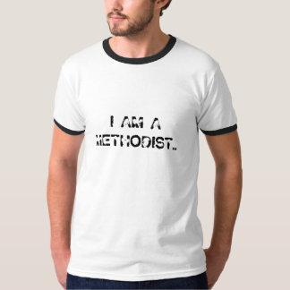 私はメソジスト派…です Tシャツ